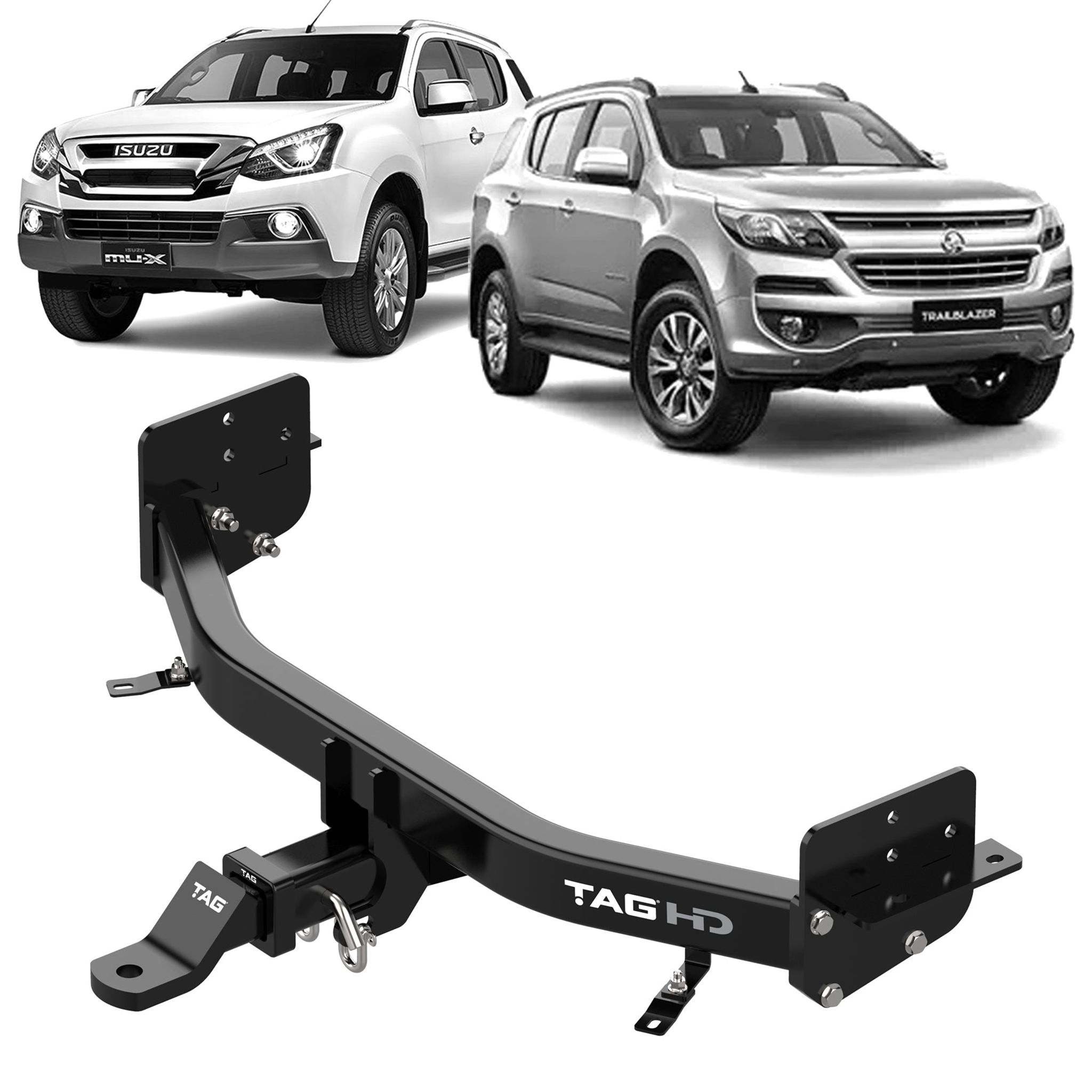 TAG Heavy Duty Towbar to suit Holden Colorado 7 (11/2012 - 01/2018), Trailblazer (01/2016 - on), Isuzu MU-X (11/2013 - on)