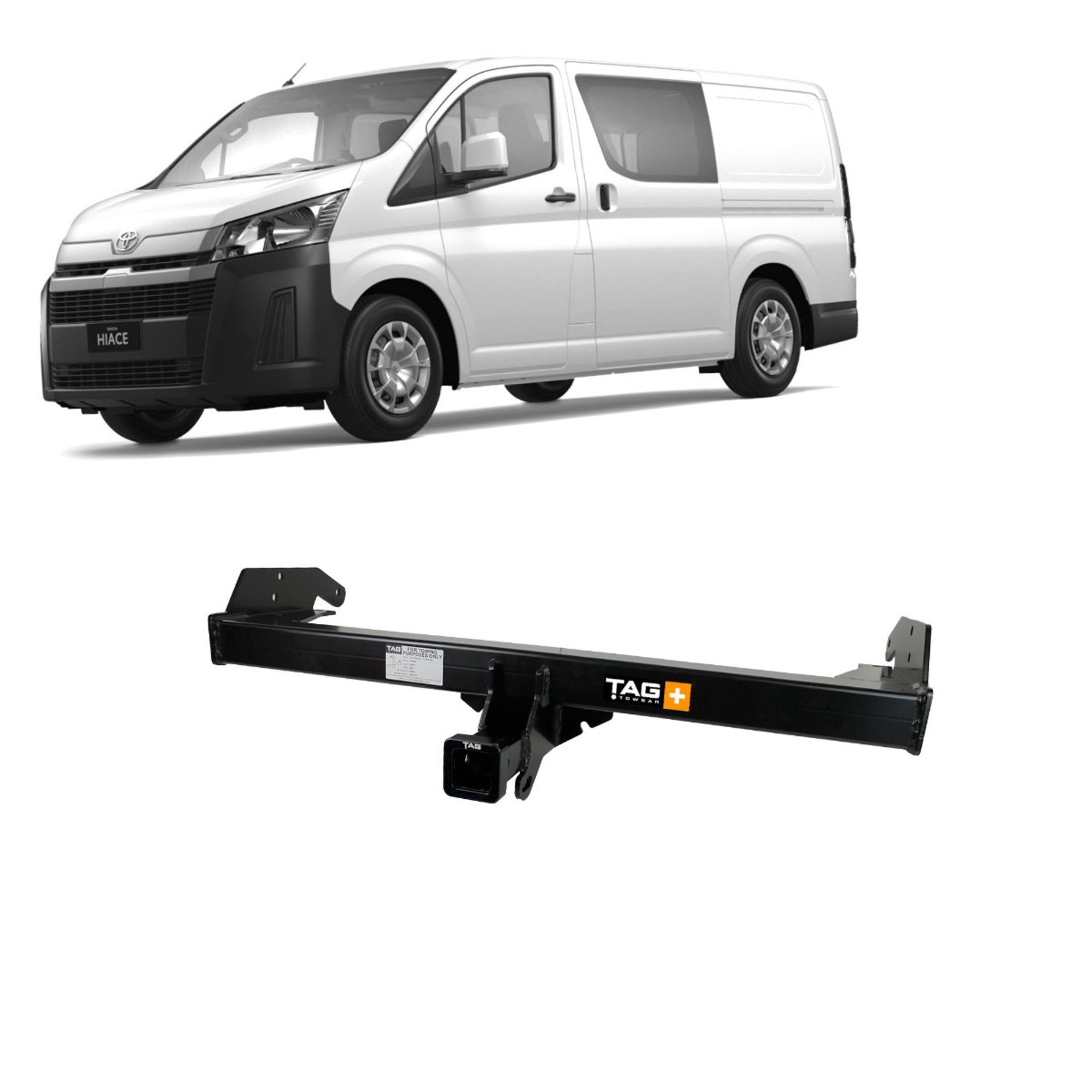 TAG Heavy Duty Towbar to suit Toyota Hiace (02/2019 - on), Hiace / Commuter (02/2019 - on)