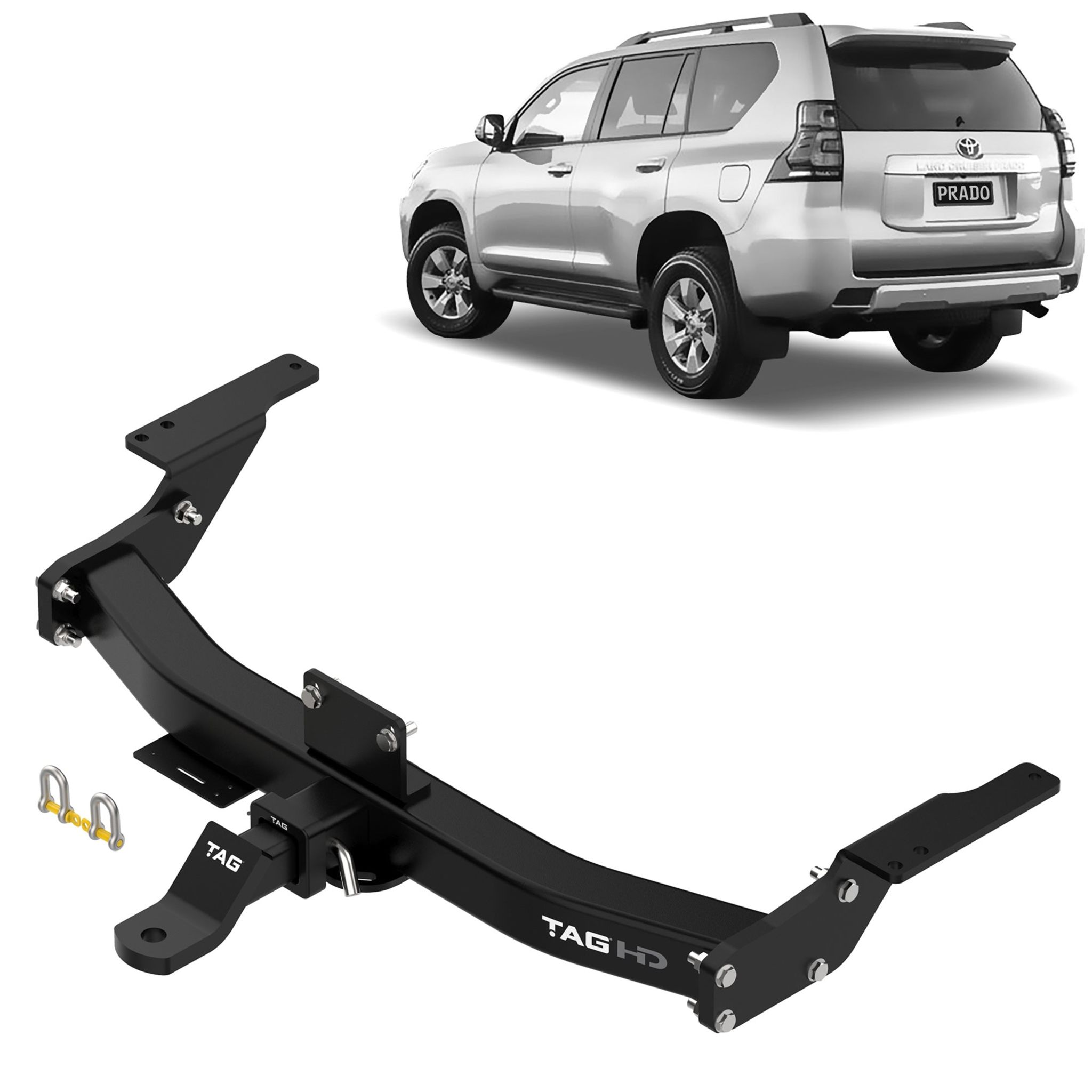 TAG Heavy Duty Towbar to suit Toyota Prado (11/2009 - on)