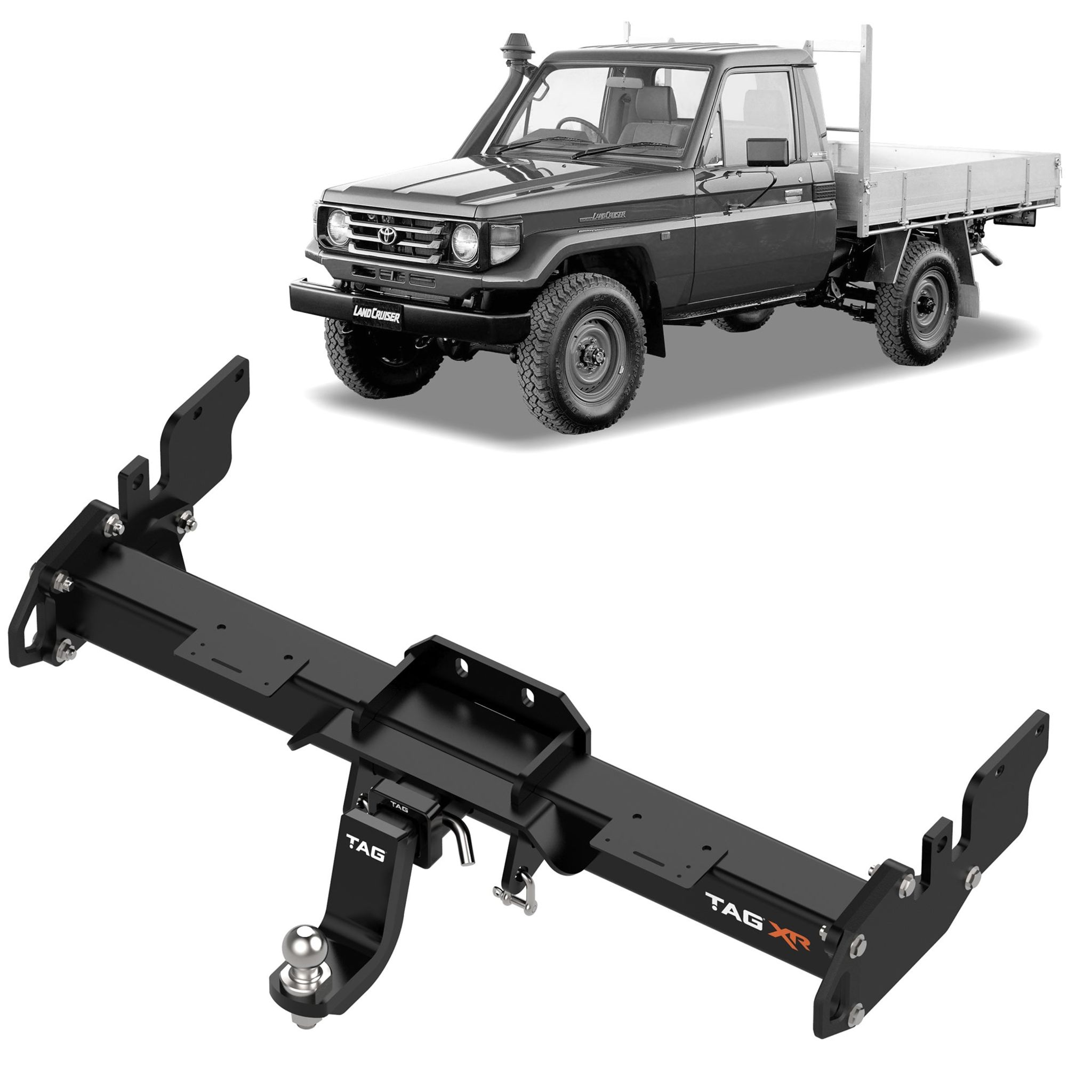 TAG 4x4 Recovery Towbar to suit Toyota Landcruiser (10/1996 - 07/2012)