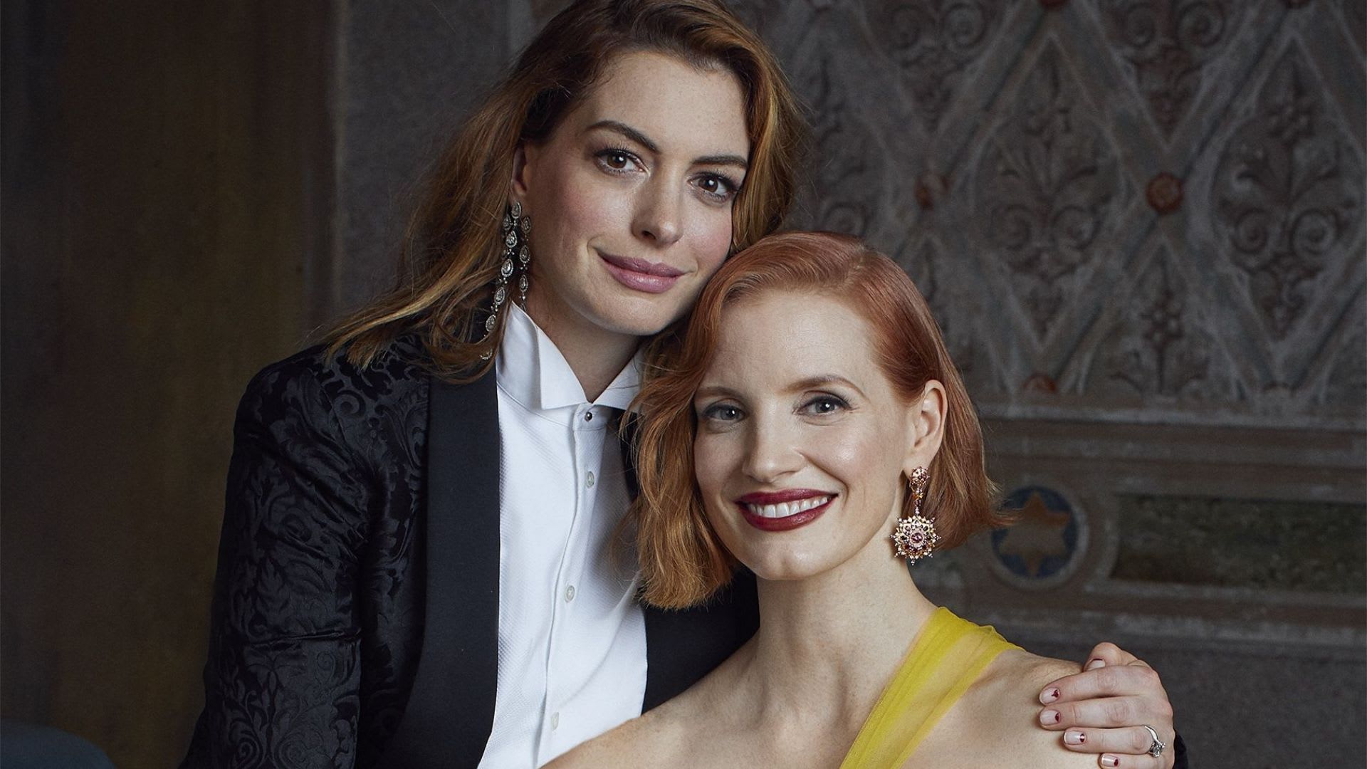 Jessica Chastain e Anne Hathaway pronte per il ciak!