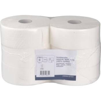 Toalettrull Midi-Jumbo 300m x 9cm nyfiber