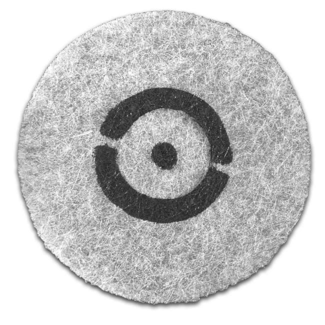 Diamantpad 17'' sort