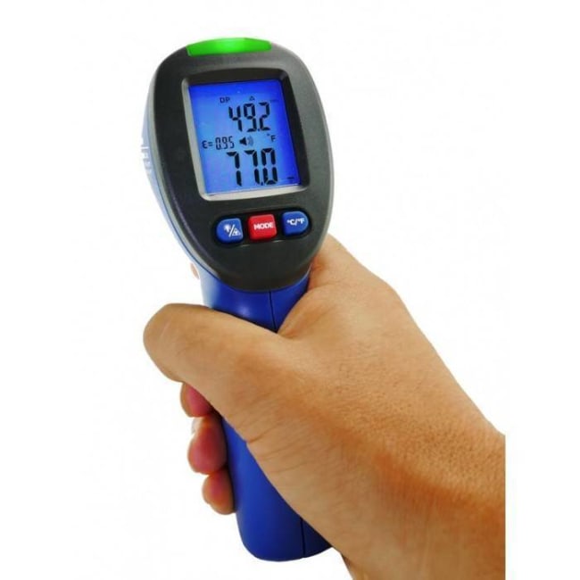 Infrared Surface Thermometer w/built-in hygrometer for Relative Humidity IRT2-DP