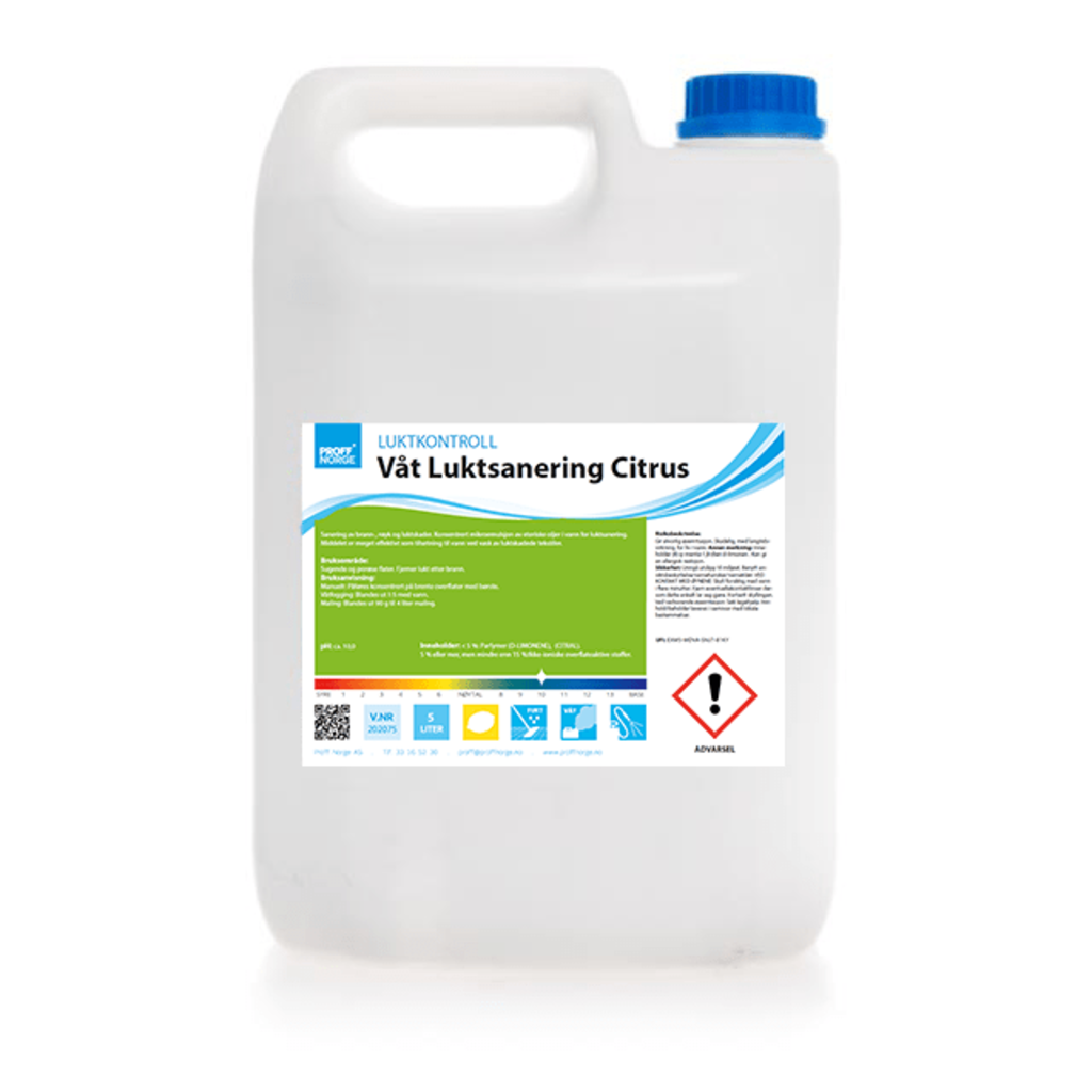Våt luktsanering Citrus 5 L