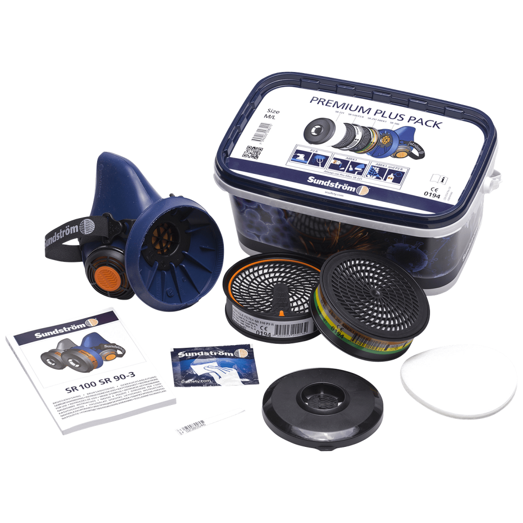 Halvmaske Sundstrøm M/L sett m/filter