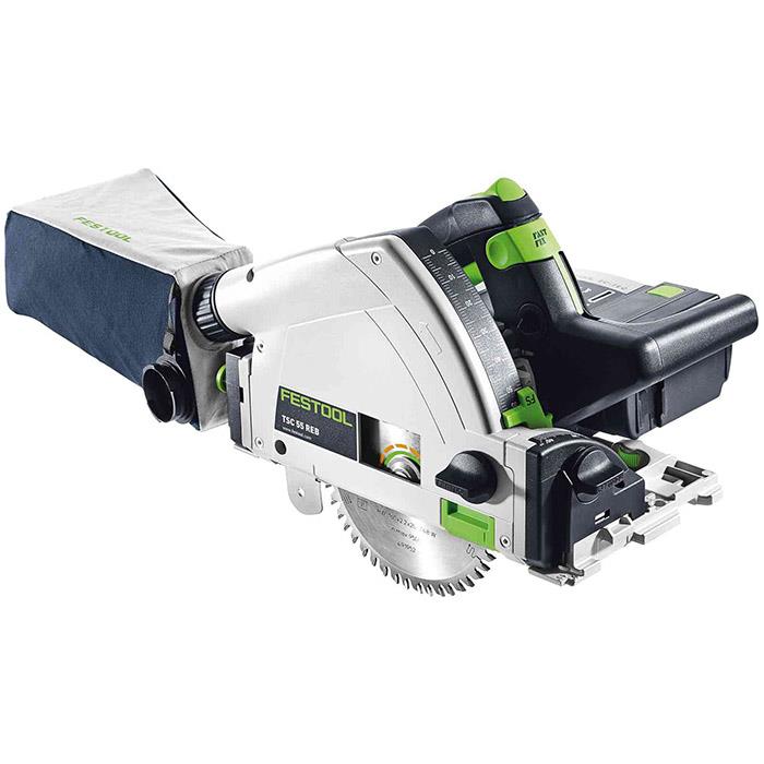 Festool TSC 55 Li 5,2 REBI-Plus-SCA Sänksåg med 5,2Ah batterier och SCA 8 laddare