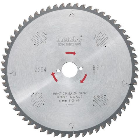 1110081 Metabo 628041000 Sågklinga