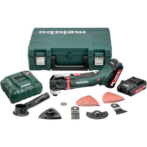 1110218 Metabo MT 18 LTX Compact Multiverktyg med 2,0Ah batterier och laddare