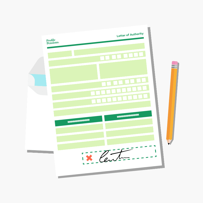 Pension trace service