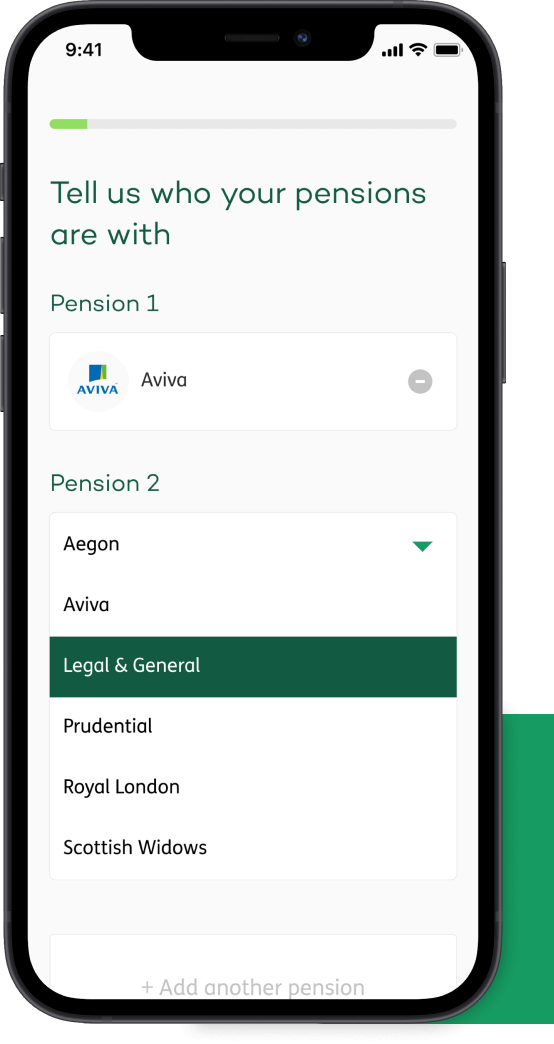 Phone showing online account