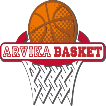 Arvika Basket Vit logo