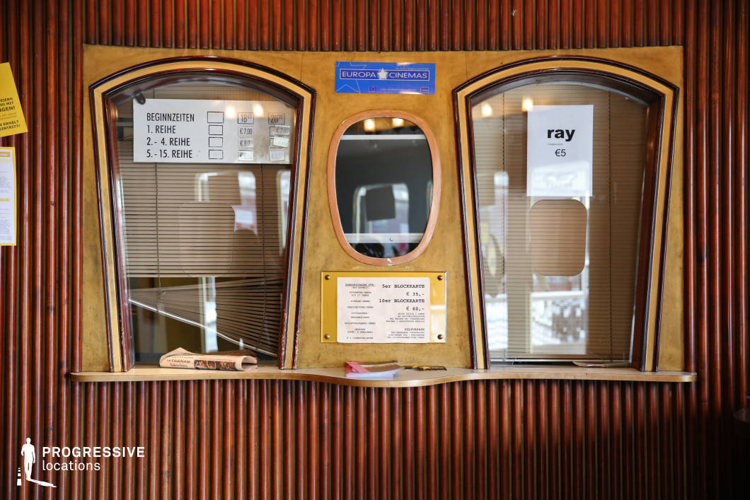 Locations in Austria: Copper Ticket Counter, Filmcasino