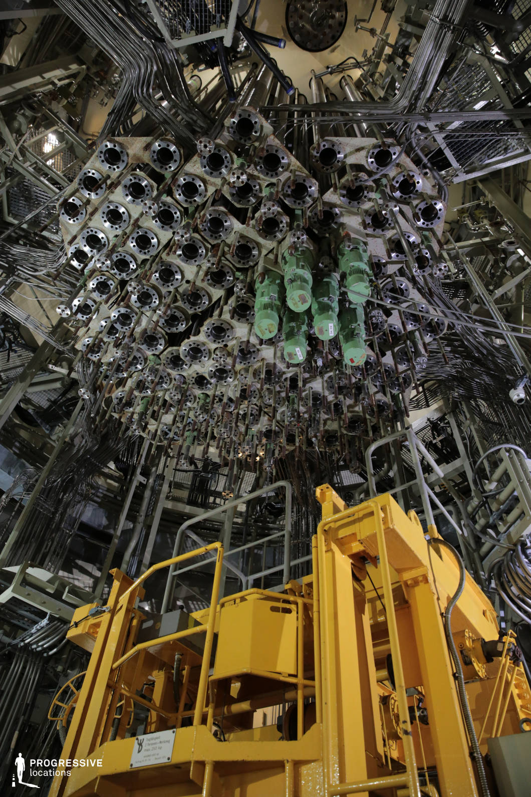 Locations in Austria: Control Rod Drive Room, Nuclear Power Plant