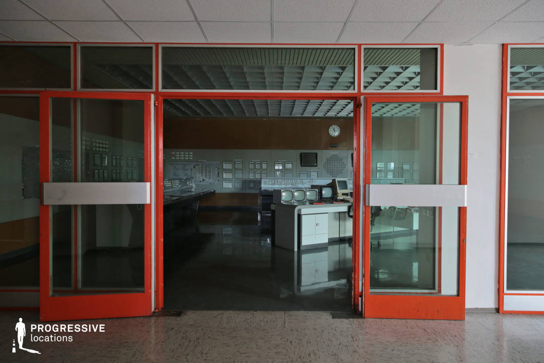 Locations in Austria: Control Room Entrance, Nuclear Power Plant