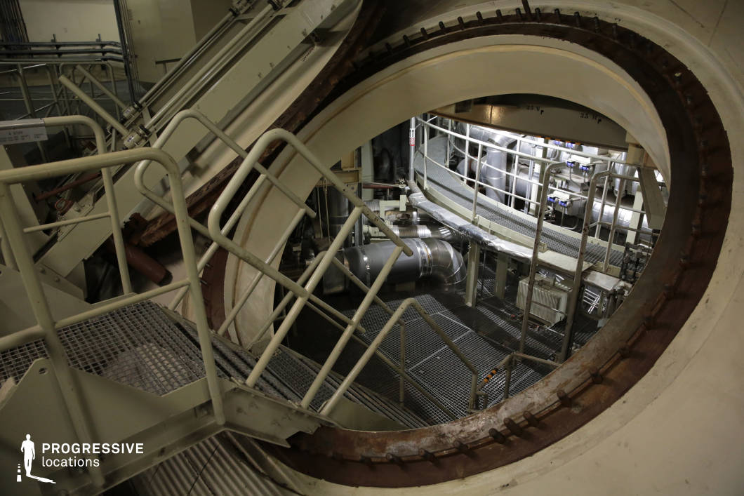 Locations in Austria: Safety Vessel Entrance, Nuclear Power Plant