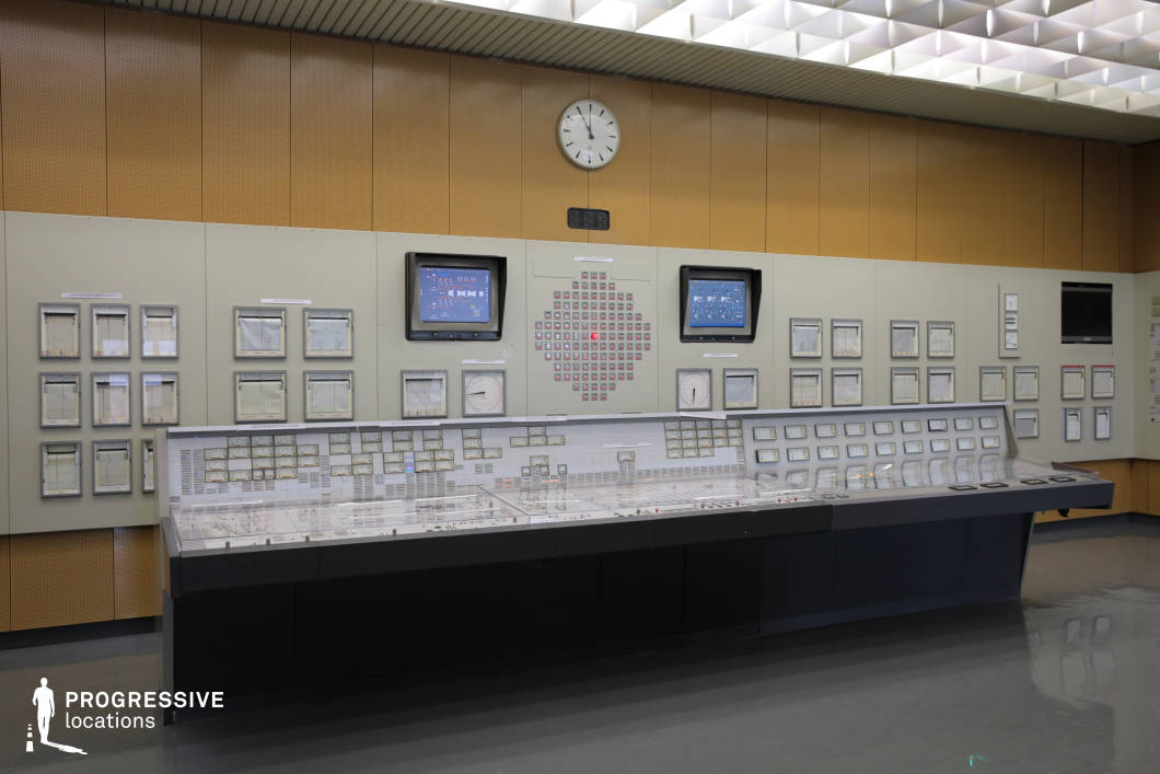 Locations in Austria: Switch Panel in Control Room, Nuclear Power Plant