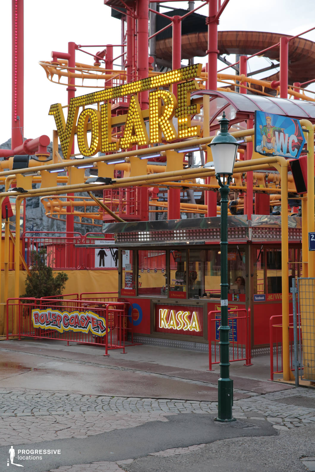 Locations in Austria: Roller Coaster Cassa, Amusement Park