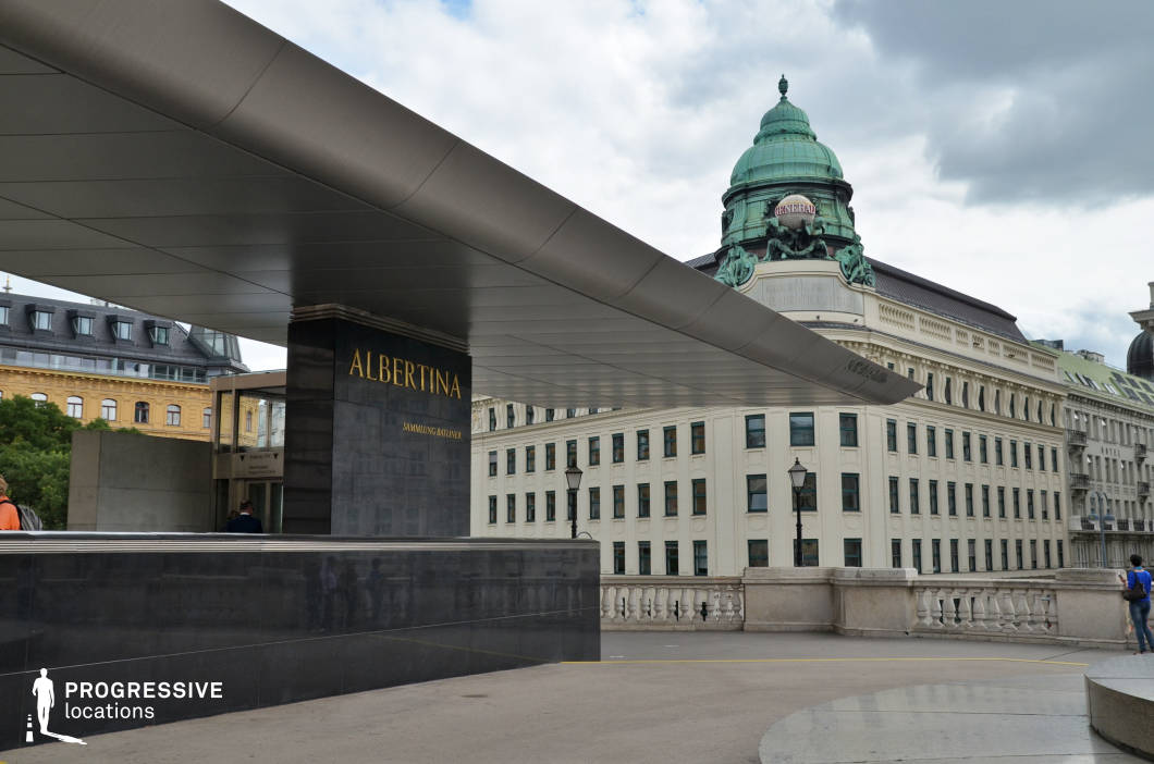 Locations in Austria: Terrace, Albertina