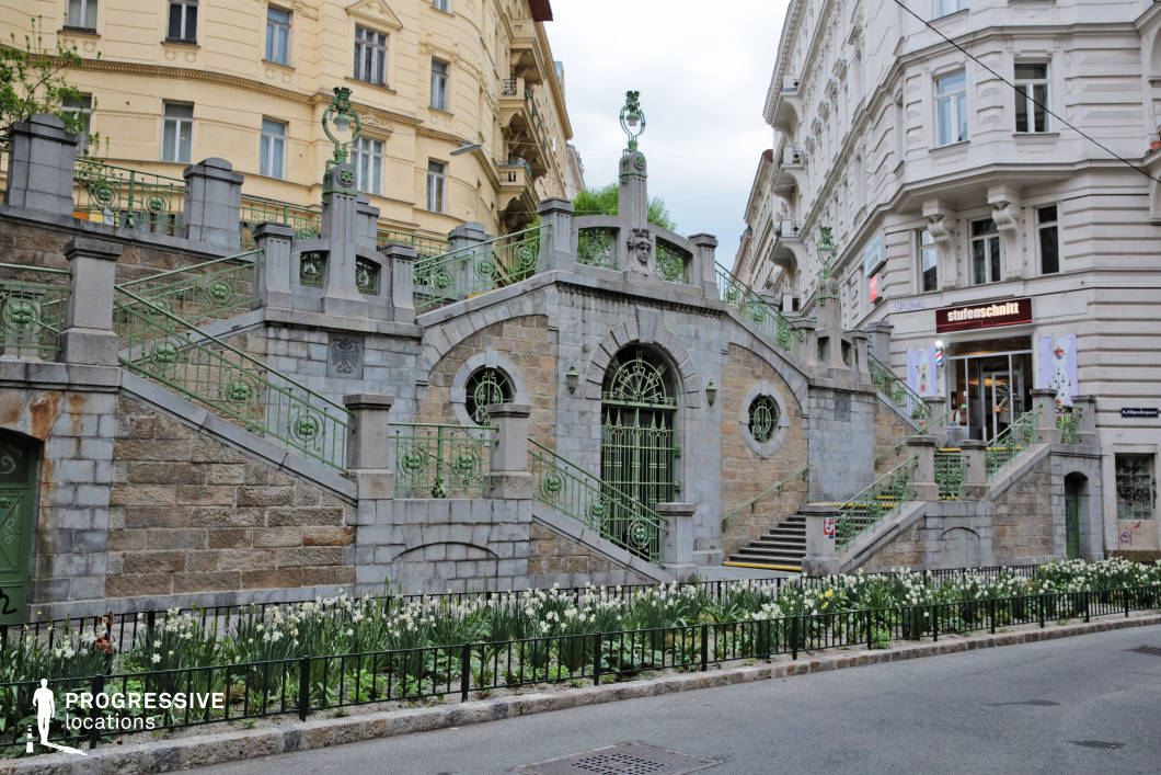 Locations in Austria: Art Nouveau Stairs, Fillgradergasse
