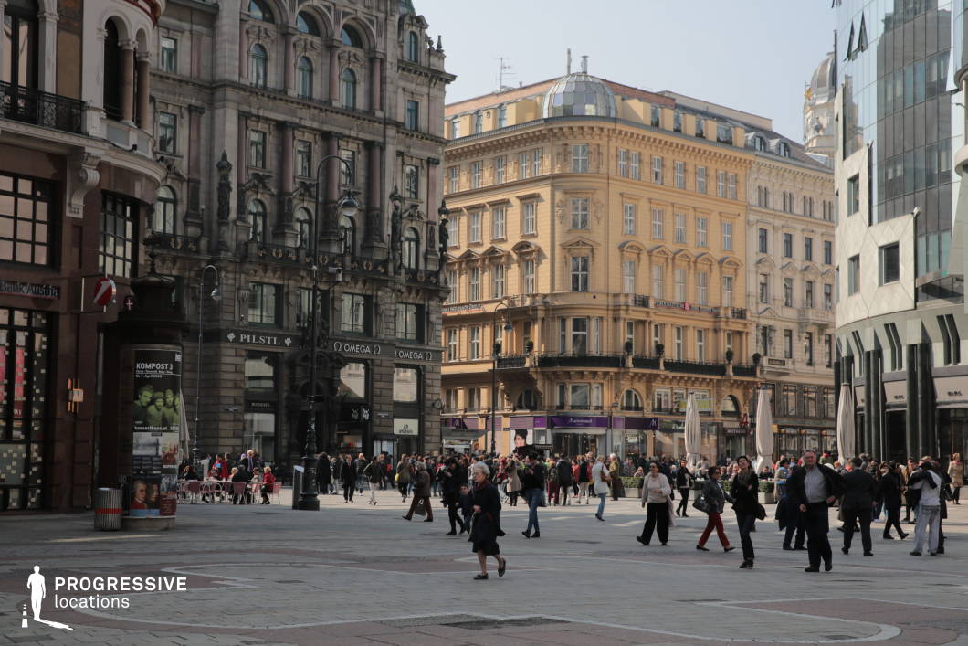 Locations in Austria: Graben Stephensplatz Central Square