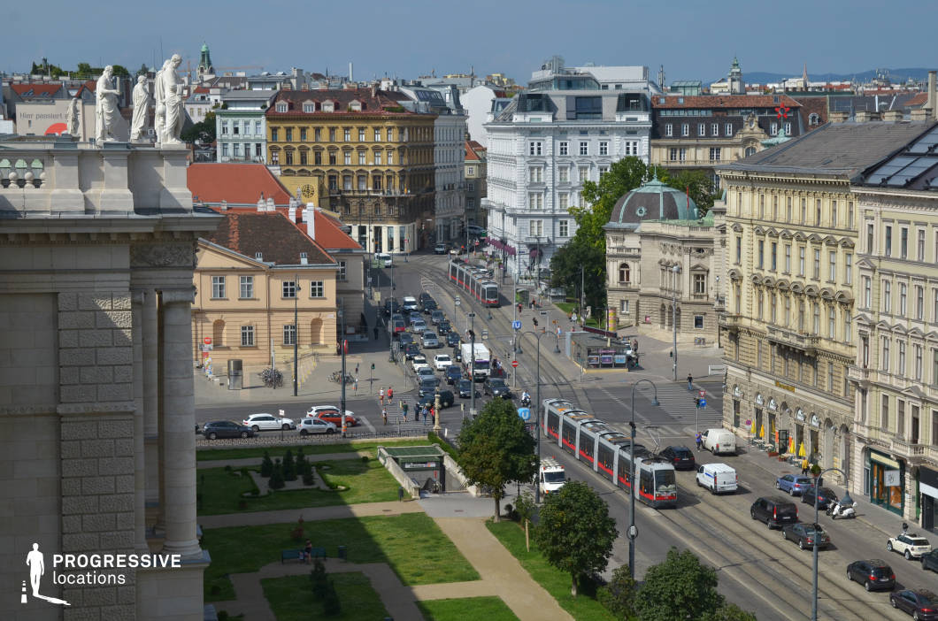 Locations in Austria: View From Naturhistorisches Museum Rooftop