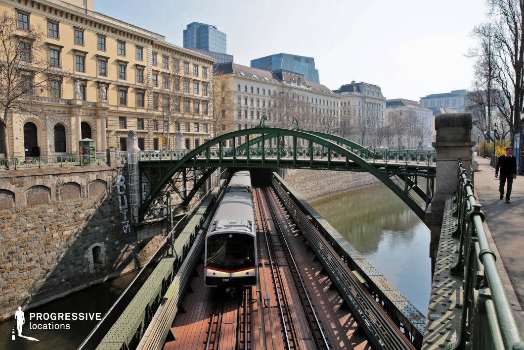 Locations in Austria: Art Nouveau Bridge, Zollamtssteg