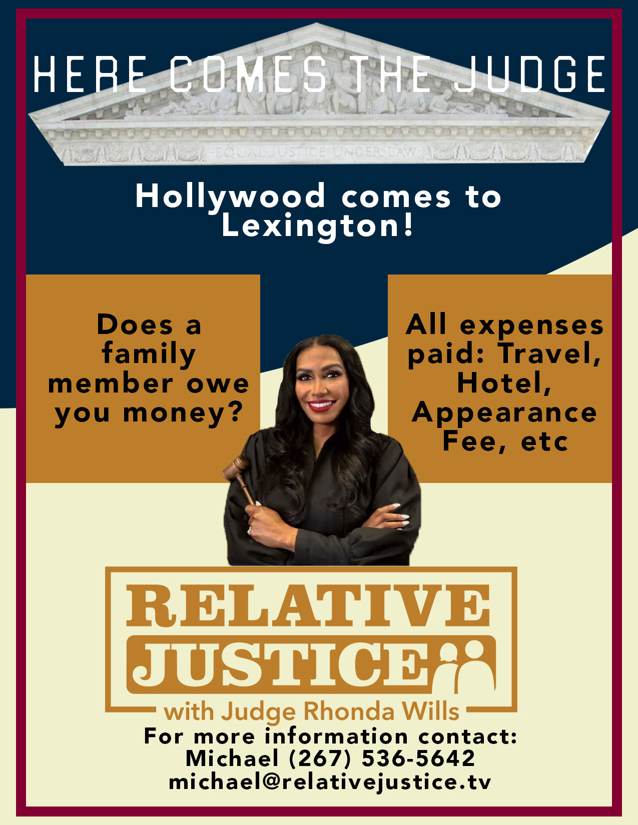 Casting for a new judge tv show