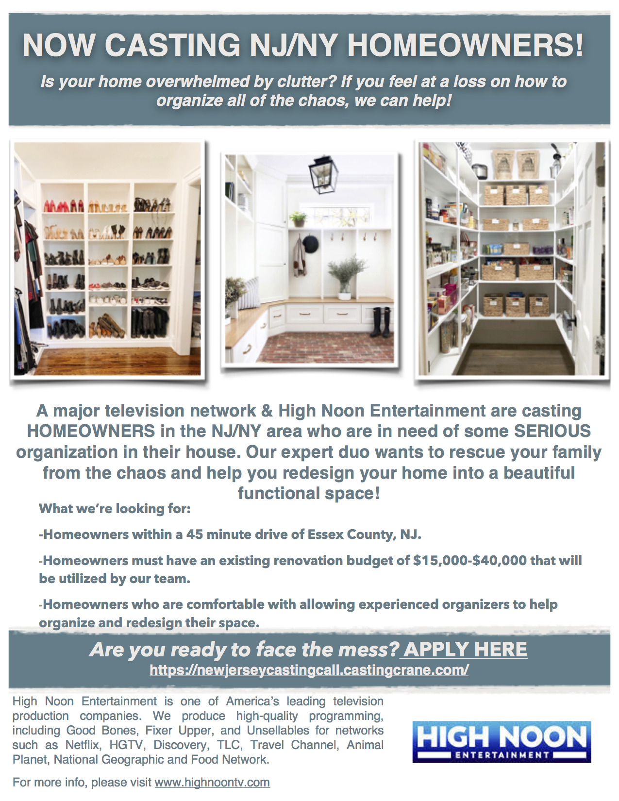 Family/Homeowner, Unscripted