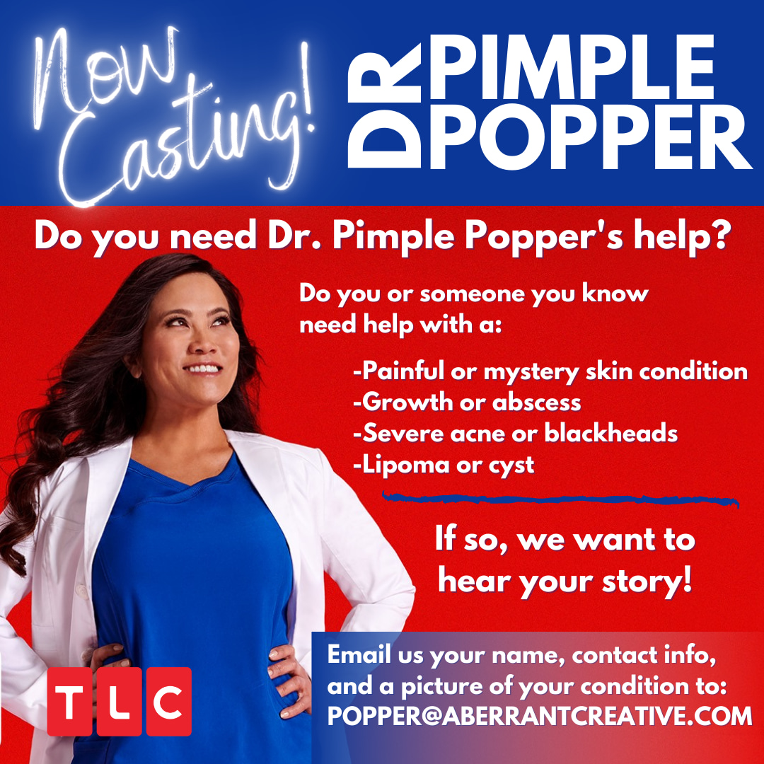 Dr. Pimple Popper Other Jobs Apply Now! Project Casting 9226