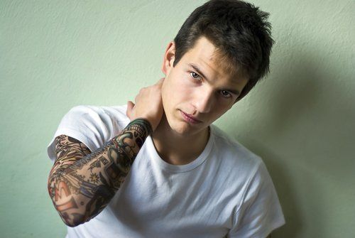Male Models with Tattoos