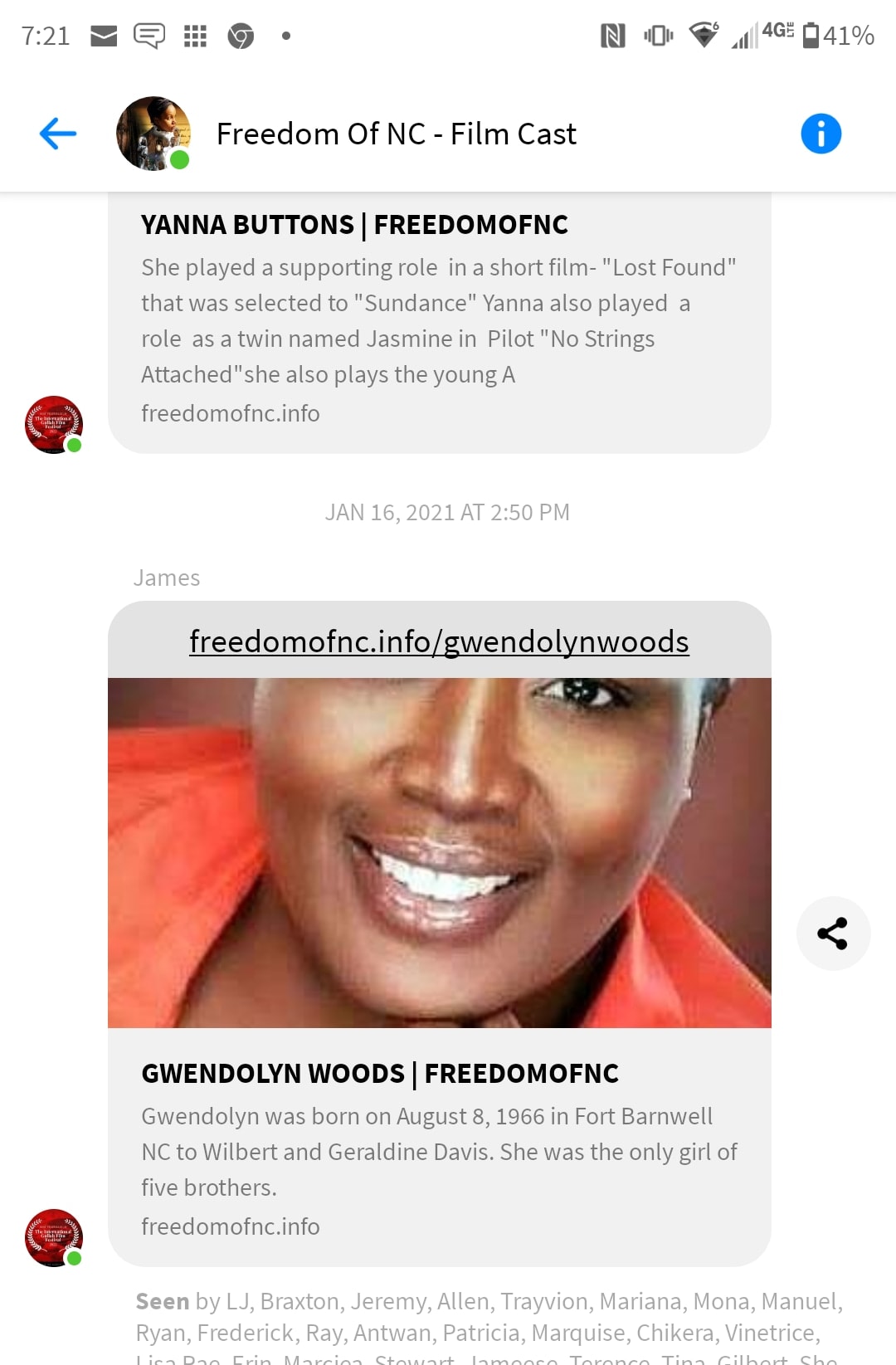 Gwendolyn Woods - Project Casting Gwendolyn Woods - Profile Photo
