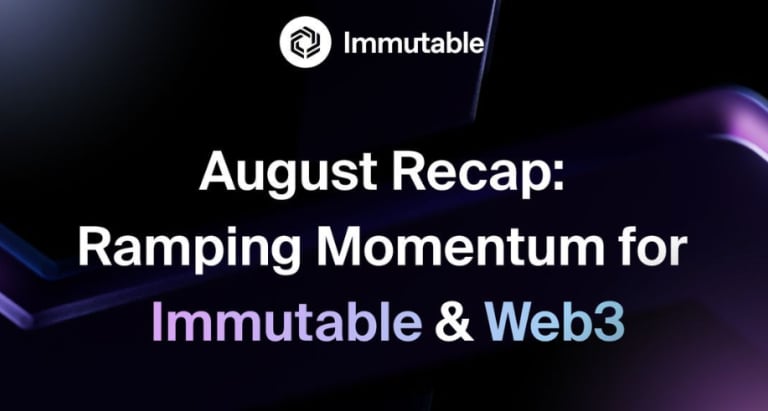 Screenshot of presentation slide with the words August Recap