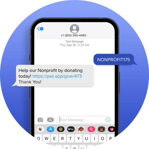 Enable Instant Text Donations from Supporters