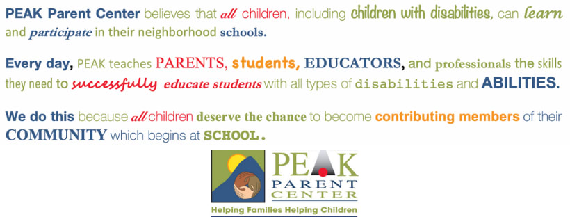 Peak Parent Center Inc cover