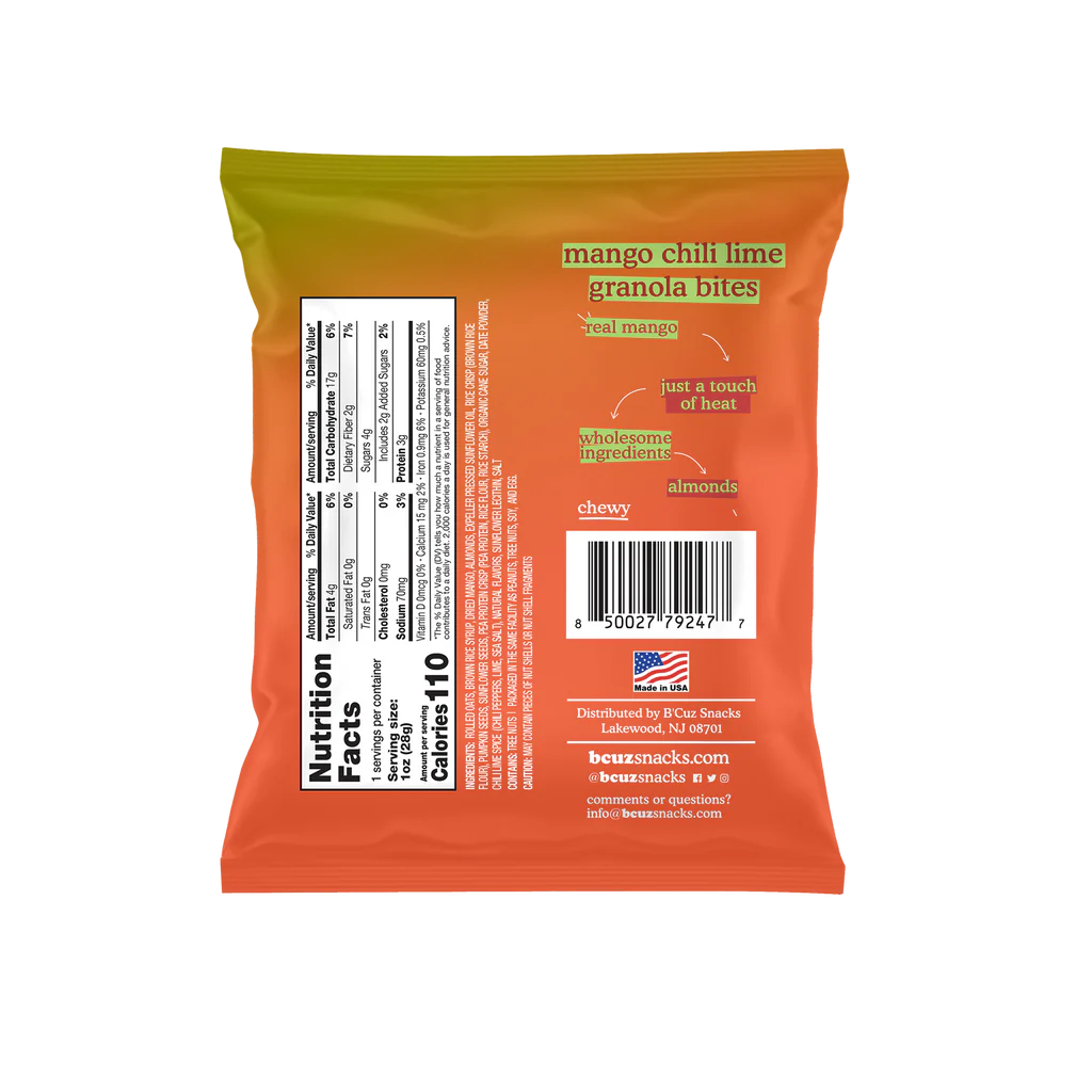 Mango Chil Lime Granola Bites view 2