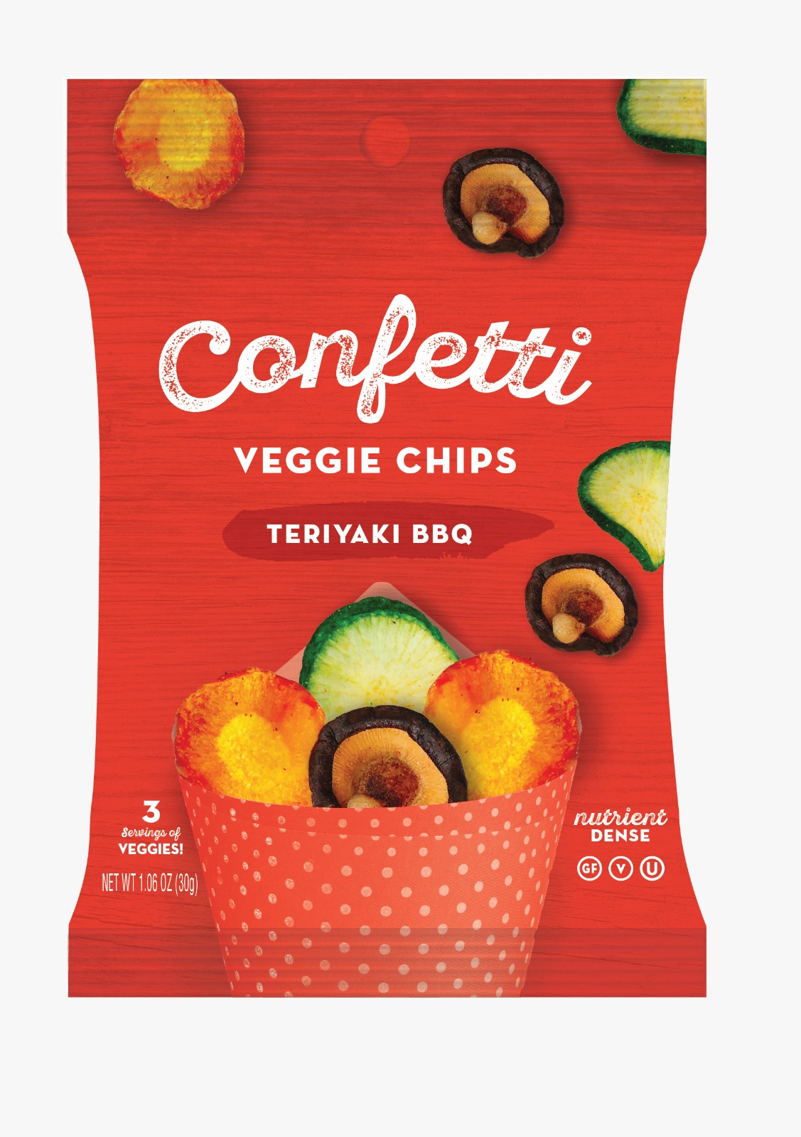 Mini Veggie Chips, Teriyaki BBQ