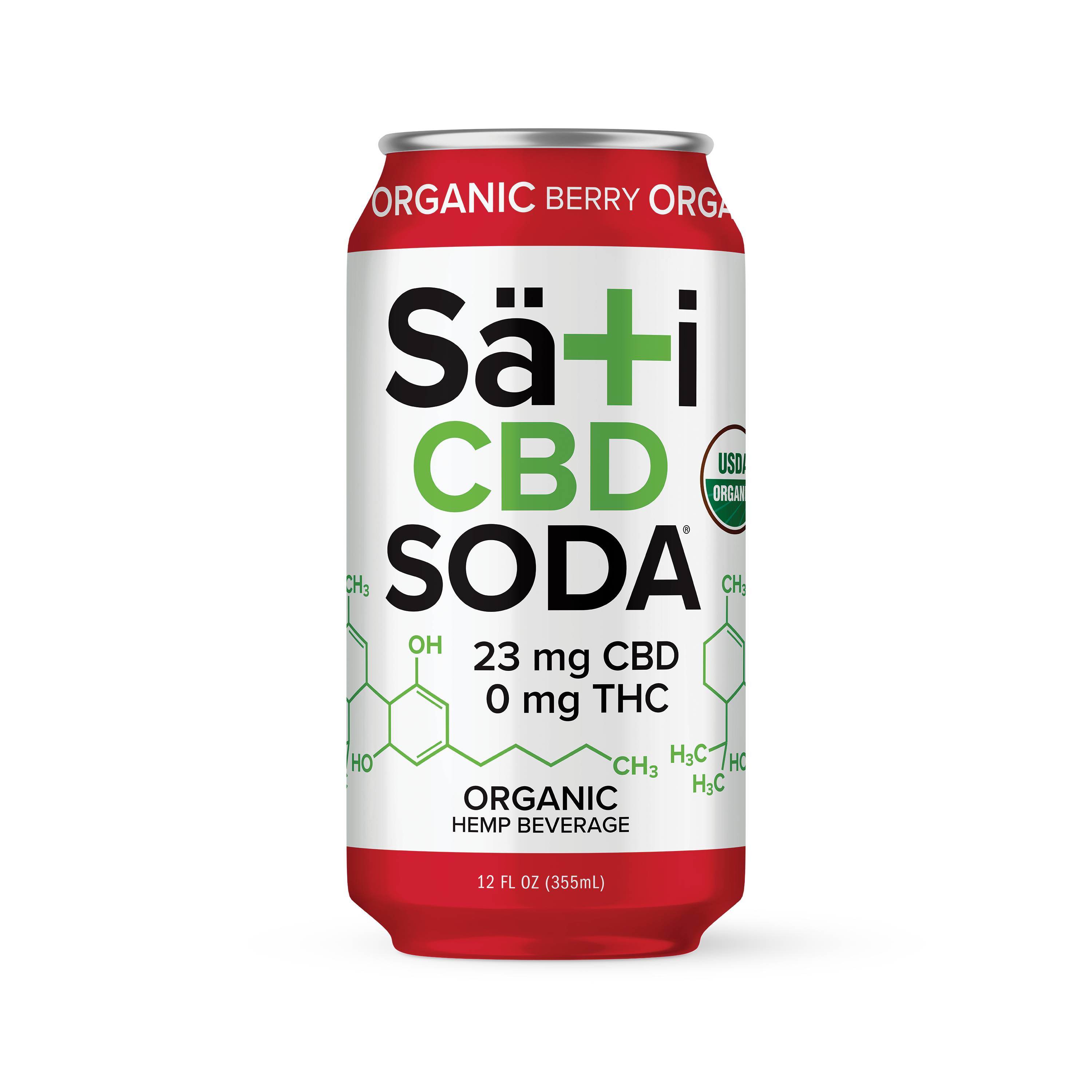 CBD Soda Organic BERRY