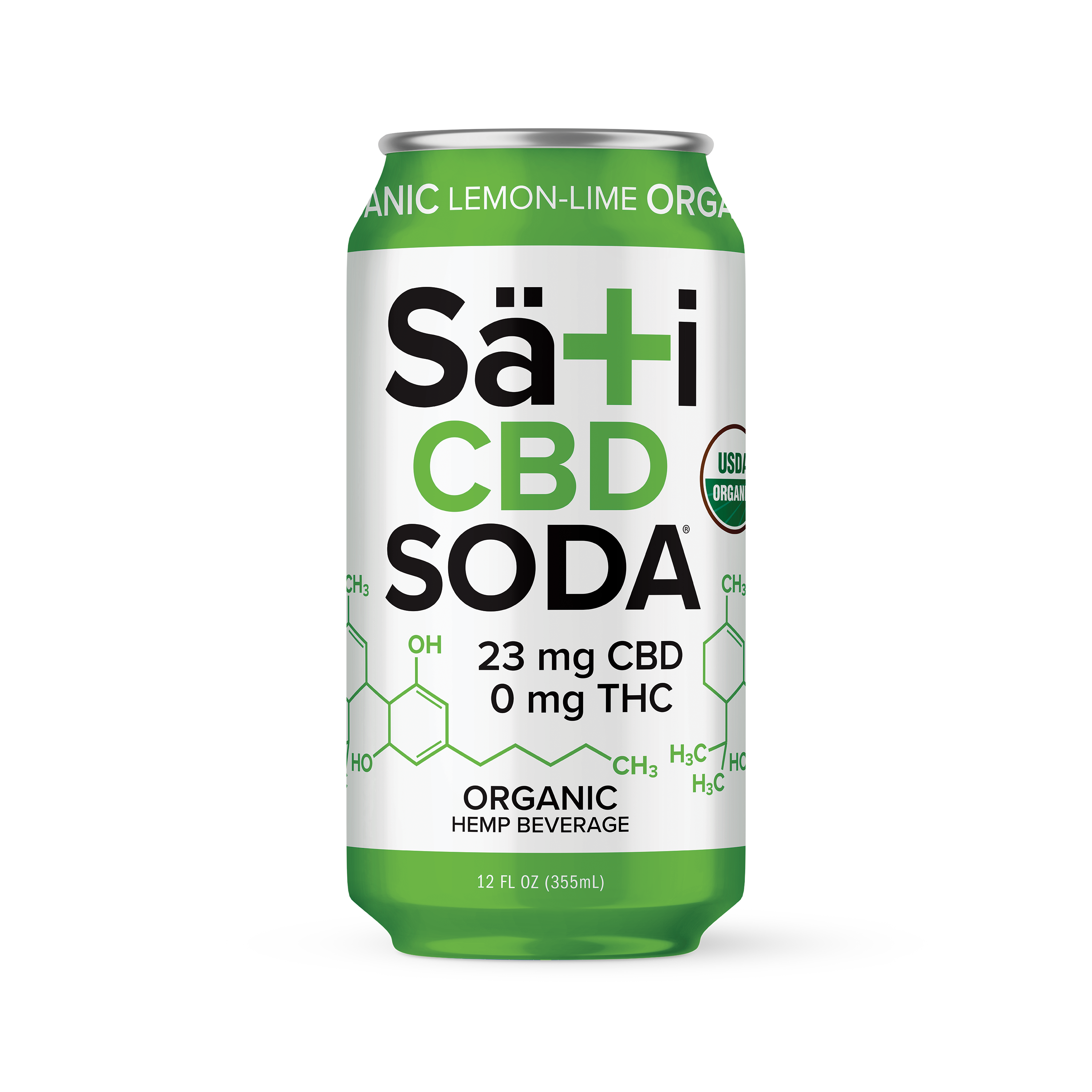 CBD Soda Organic LEMON-LIME