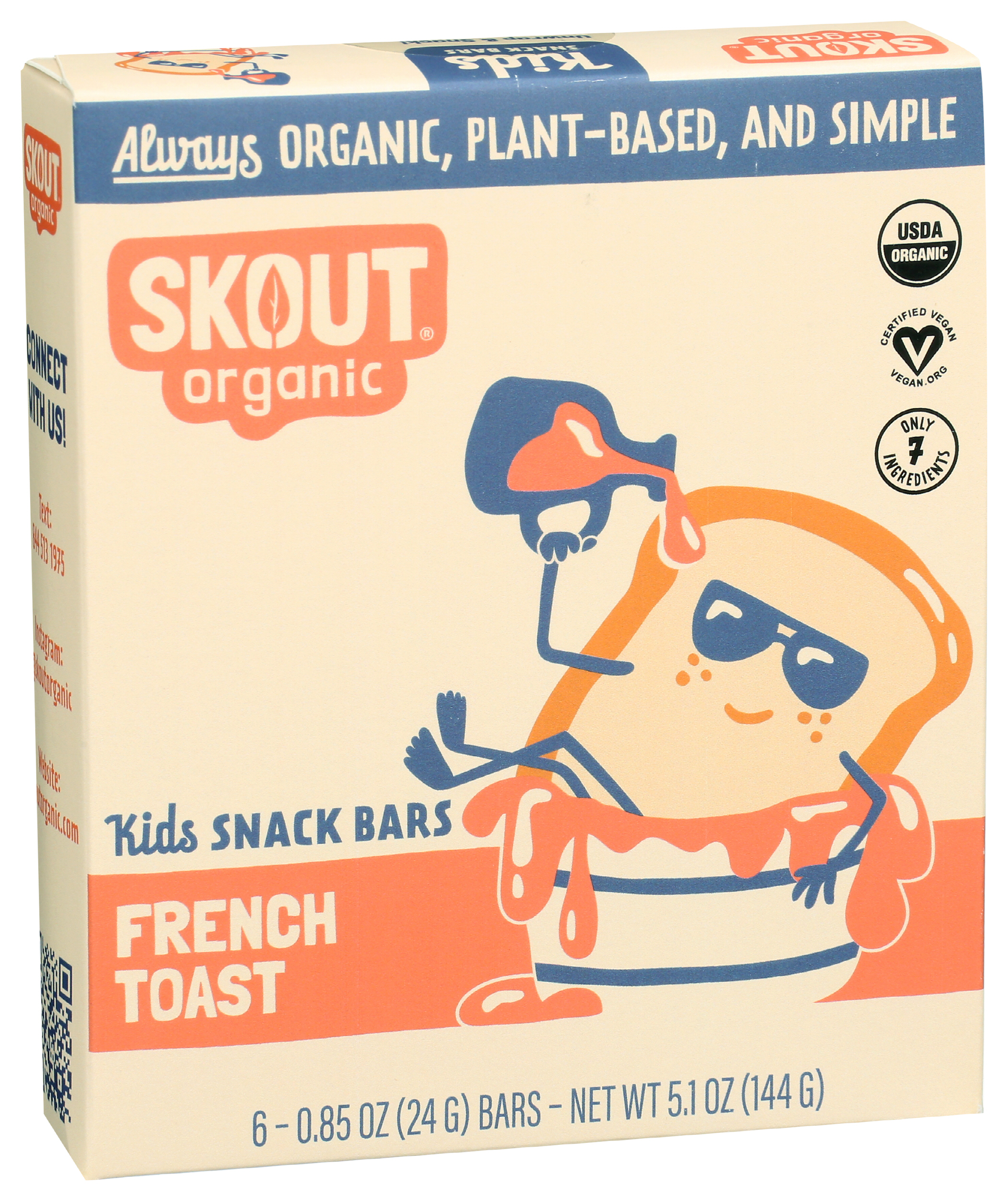 French Toast Kids Snack Bars