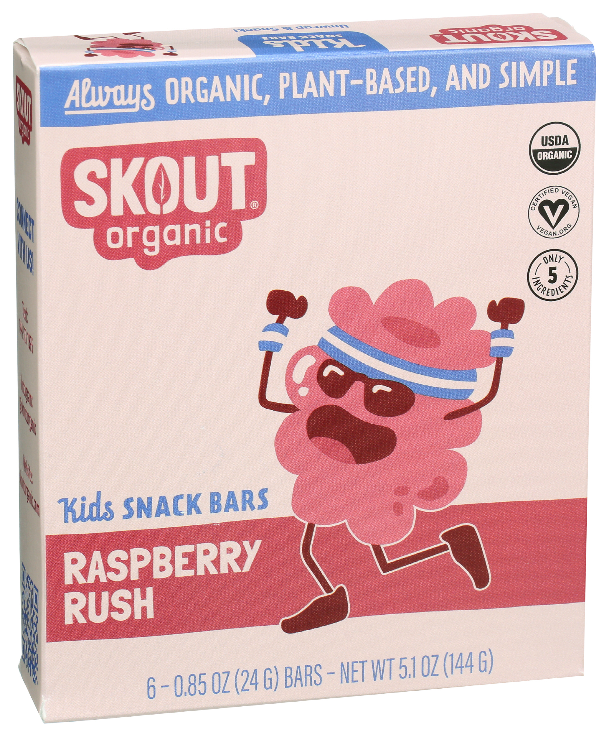 Raspberry Rush Kids Snack Bars