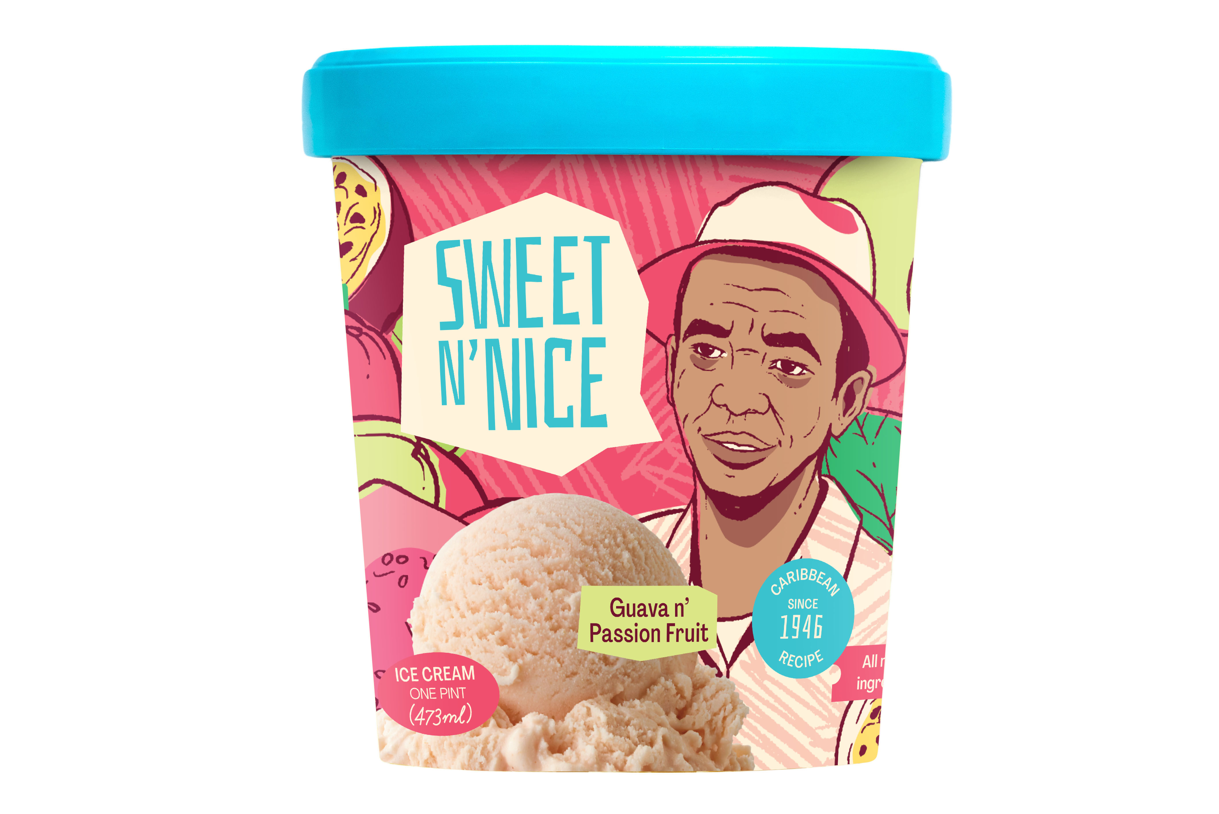 Guava Passion Fruit Ice Cream