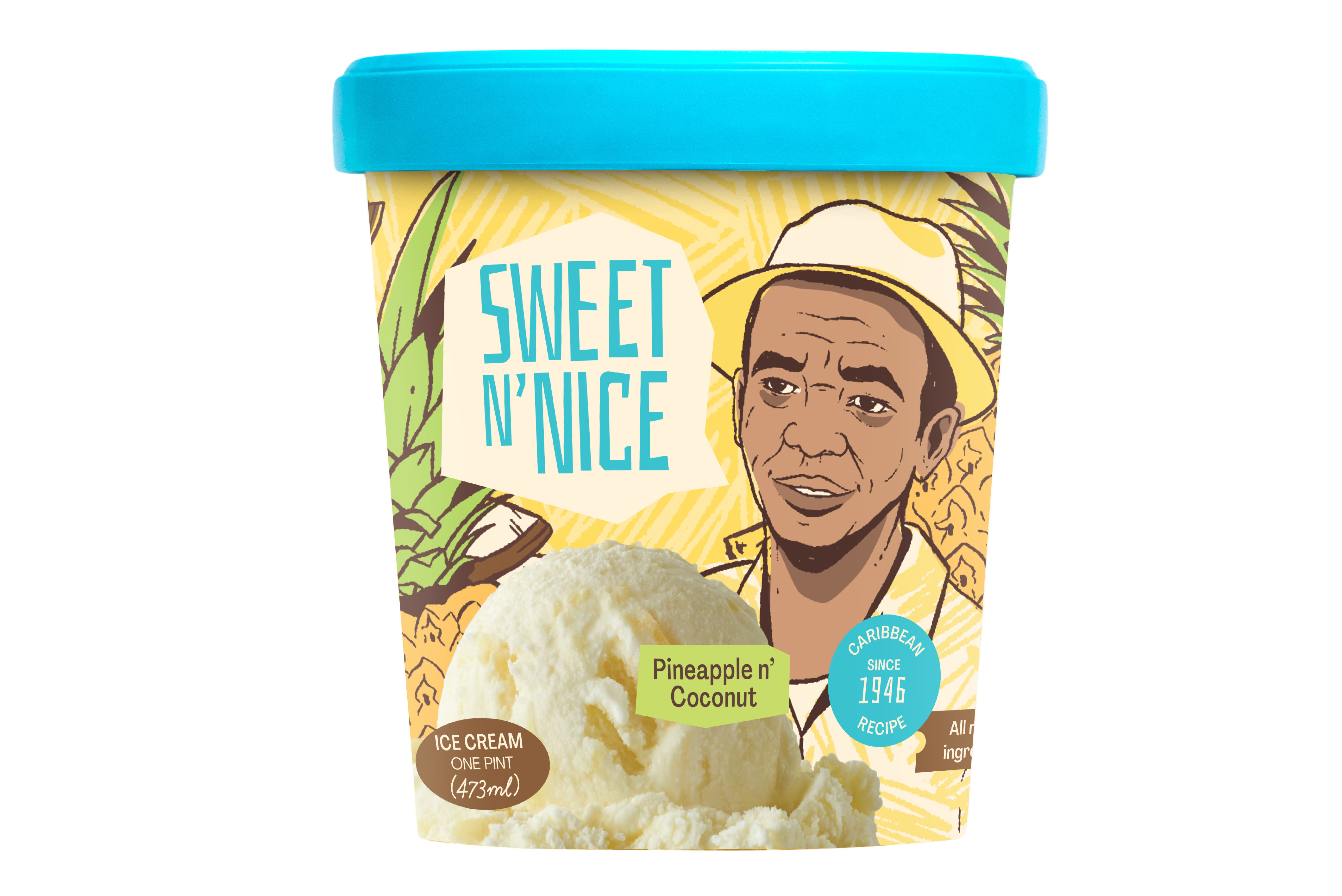 Pineapple Coconut Ice Cream