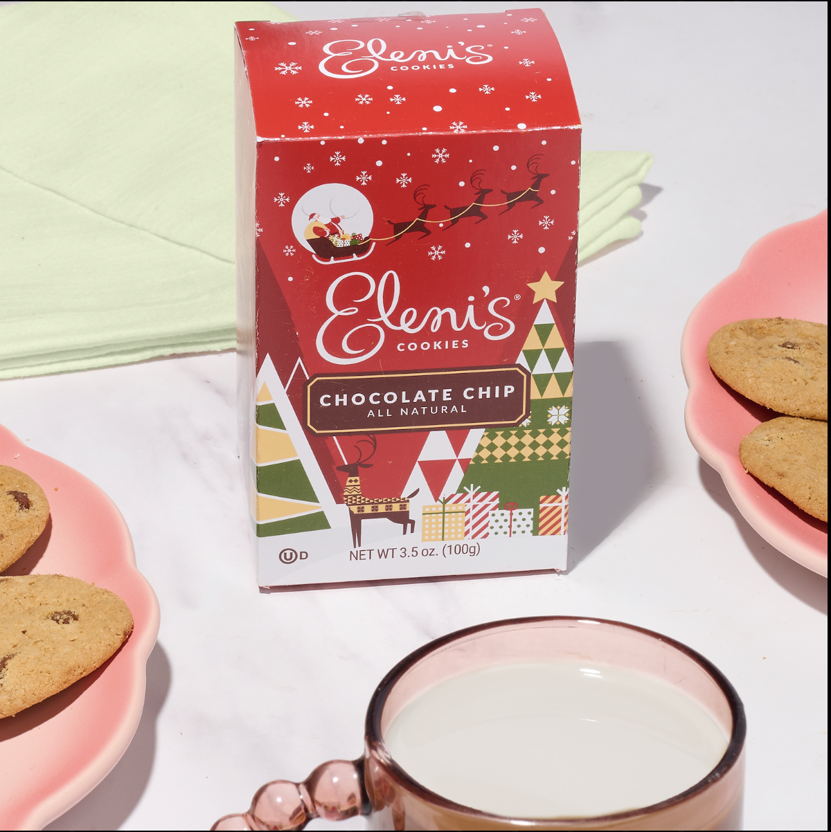 Santa Claus Chocolate Chip Gift Tin