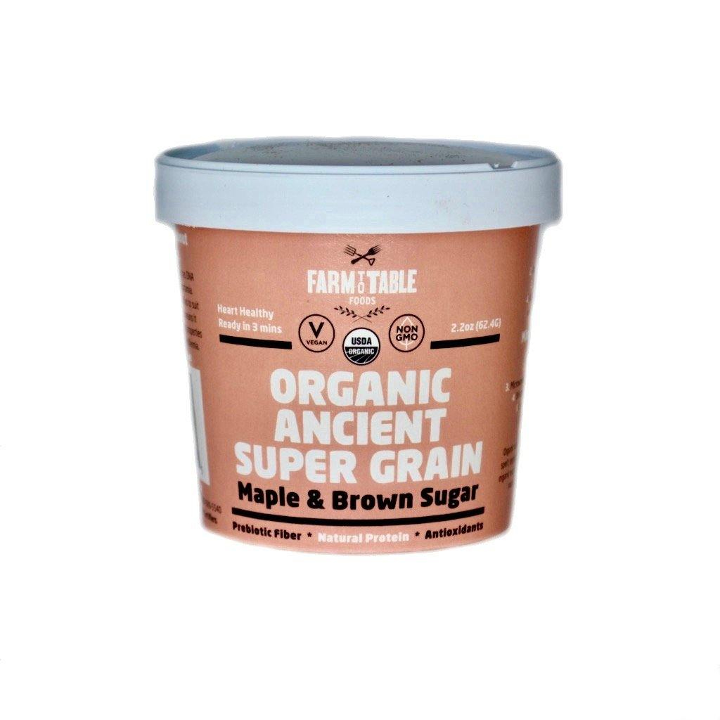 Organic Maple & Brown Sugar AG Oatmeal Cup-2.2