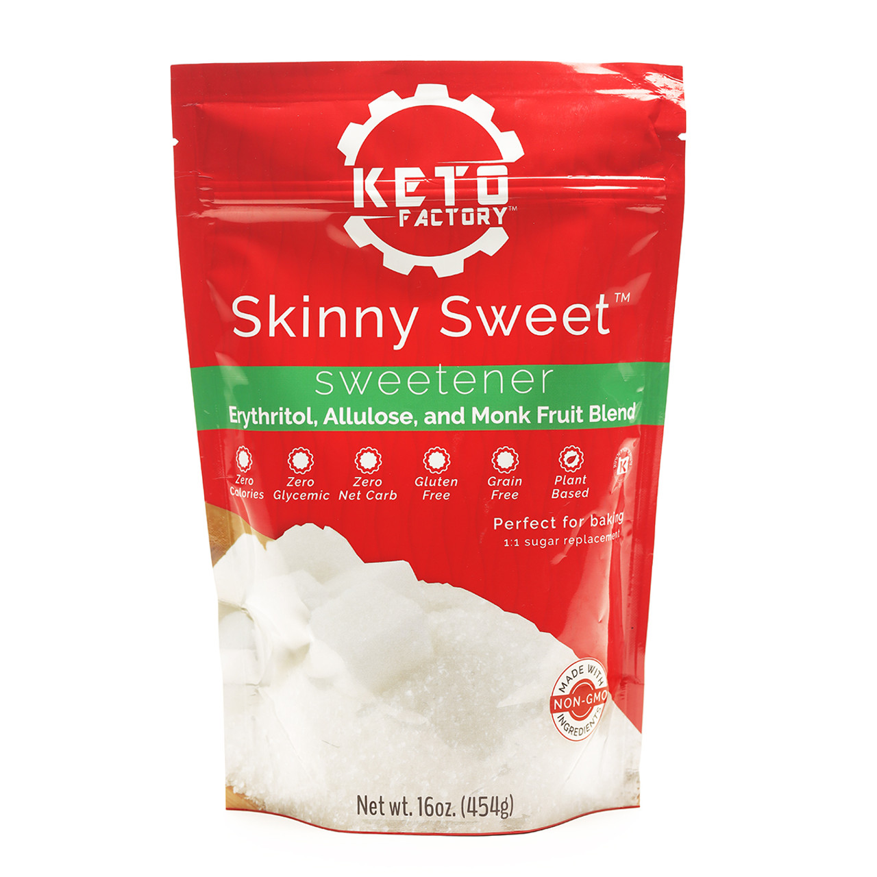 Skinny Sweetener Monk Fruit , Allulose, Erythritol