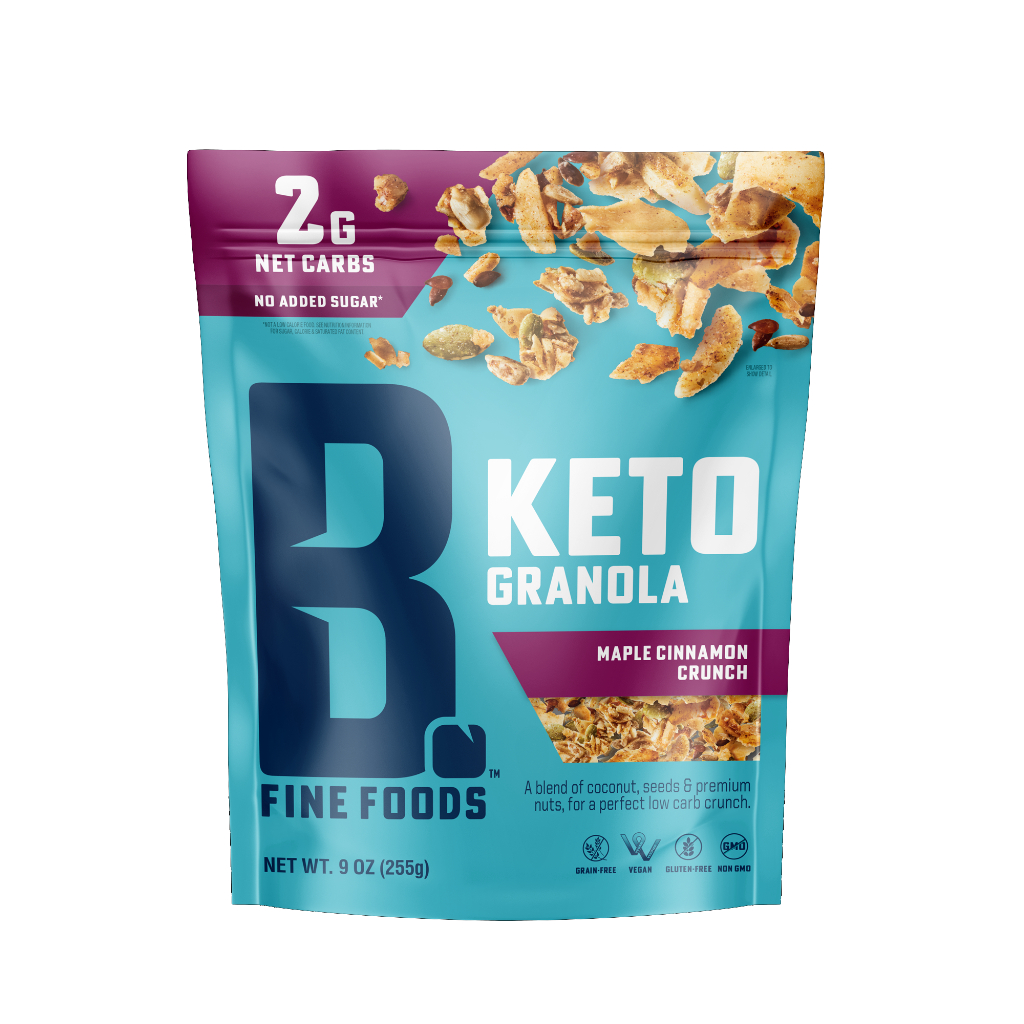 Maple Cinnamon Crunch Keto Granola