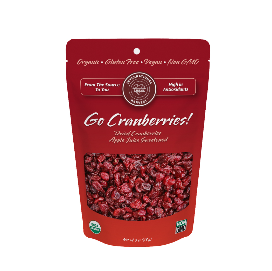 Organic Cranberries - Apple Juice Sweetened