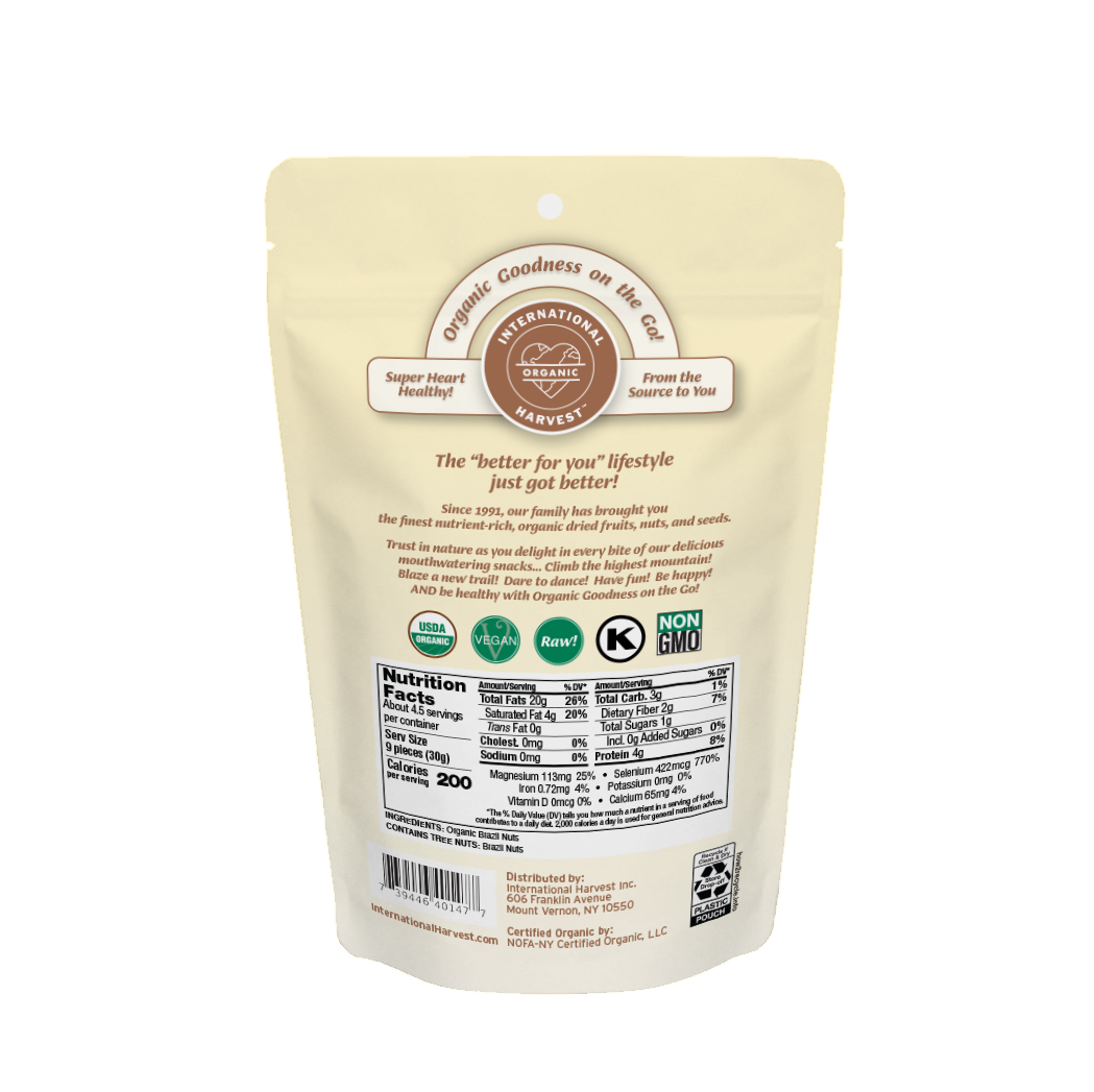 Organic Brazil Nuts (5 oz. Bag) view 2
