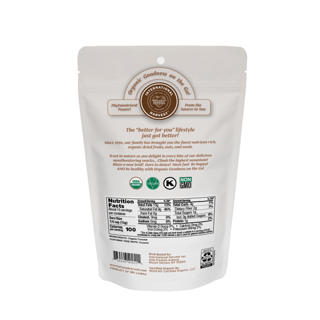 Organic Coconut Dried Shredded view 2